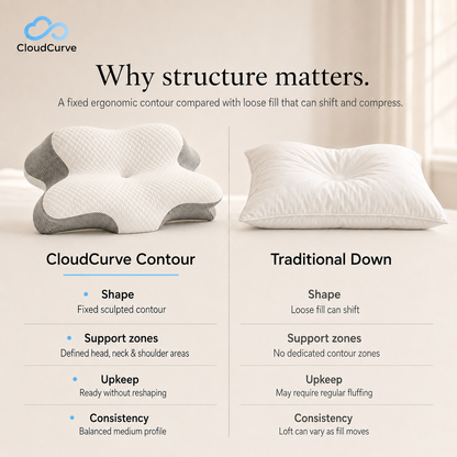CloudCurve Cervical Pillow