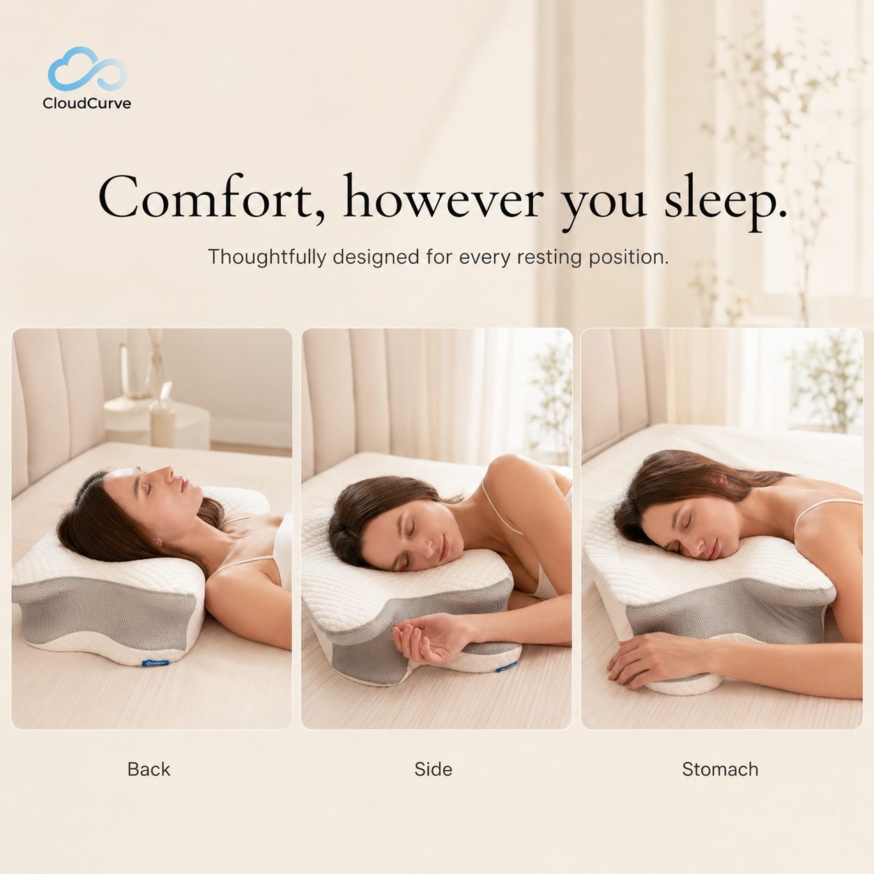 CloudCurve Cervical Pillow